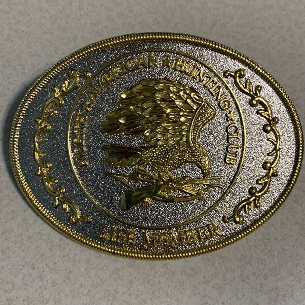 North American Hunting Club Life Member belt buckle (337)